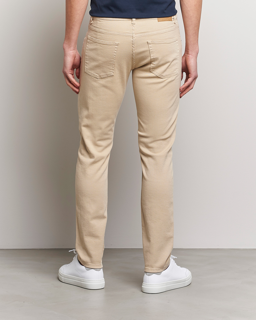 Mies | Housut | J.Lindeberg | Jay Solid Stretch 5-Pocket Trousers Safari Beige