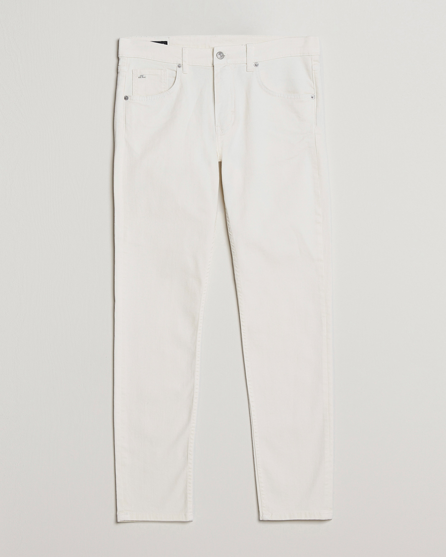 Mies | Housut | J.Lindeberg | Jay Solid Stretch 5-Pocket Trousers Cloud White