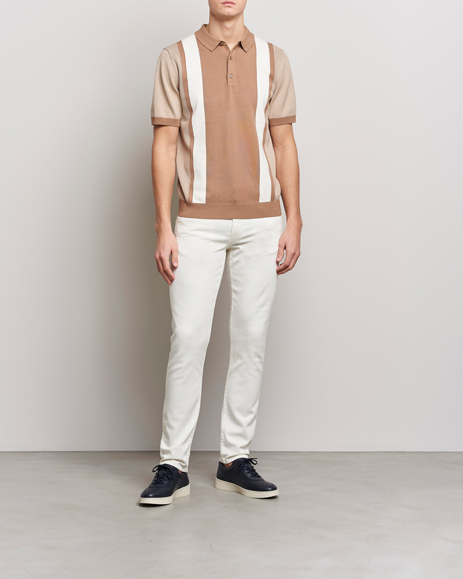 Mies | Housut | J.Lindeberg | Jay Solid Stretch 5-Pocket Trousers Cloud White