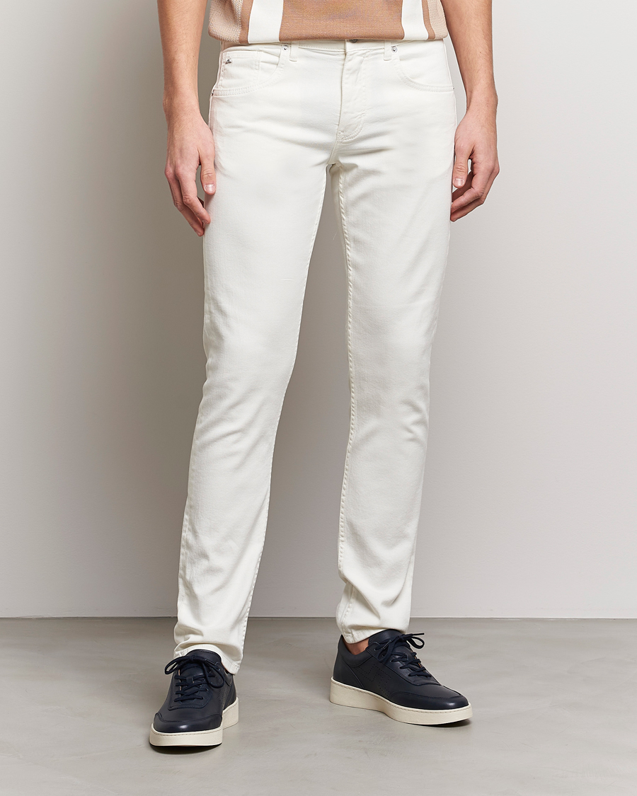 Mies | Viisitaskuhousut | J.Lindeberg | Jay Solid Stretch 5-Pocket Trousers Cloud White