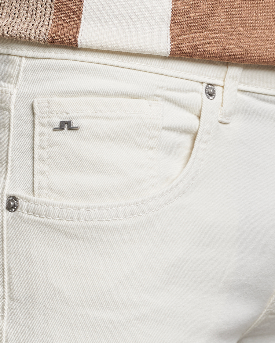 Mies | Housut | J.Lindeberg | Jay Solid Stretch 5-Pocket Trousers Cloud White
