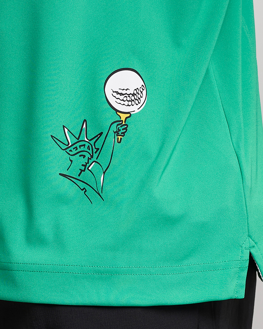 Mies | Pikeet | J.Lindeberg | KV PGA Printed Jersey Polo Blarney Green