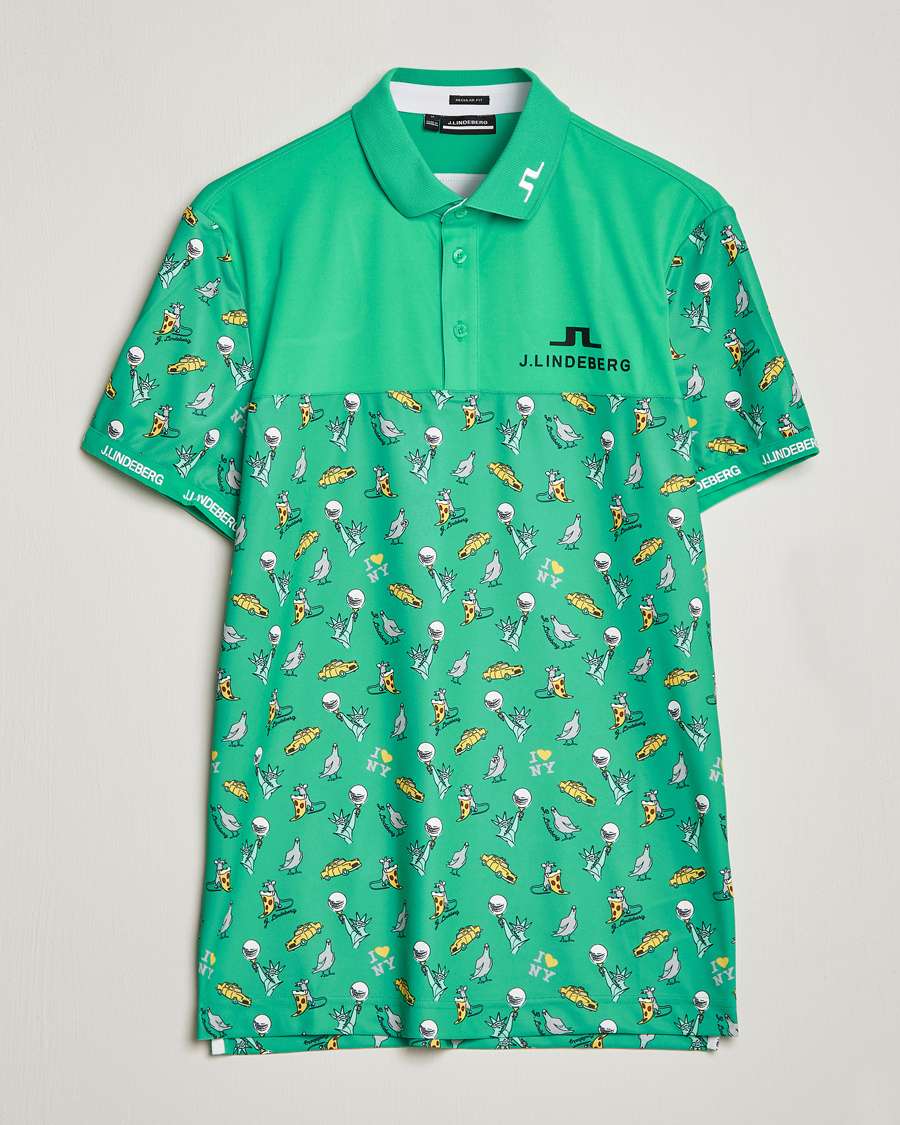 Mies | Pikeet | J.Lindeberg | Jeff PGA TX Jersey Polo Blarney Green