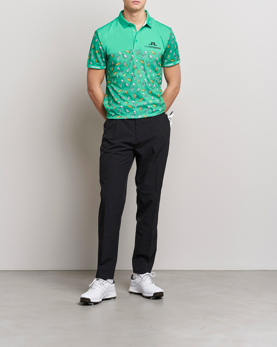 Mies | Pikeet | J.Lindeberg | Jeff PGA TX Jersey Polo Blarney Green
