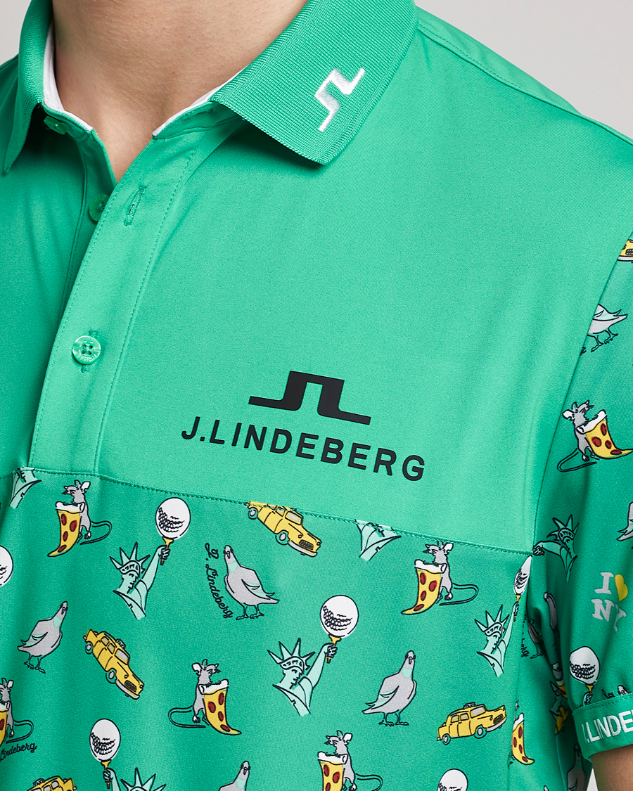 Mies | Pikeet | J.Lindeberg | Jeff PGA TX Jersey Polo Blarney Green