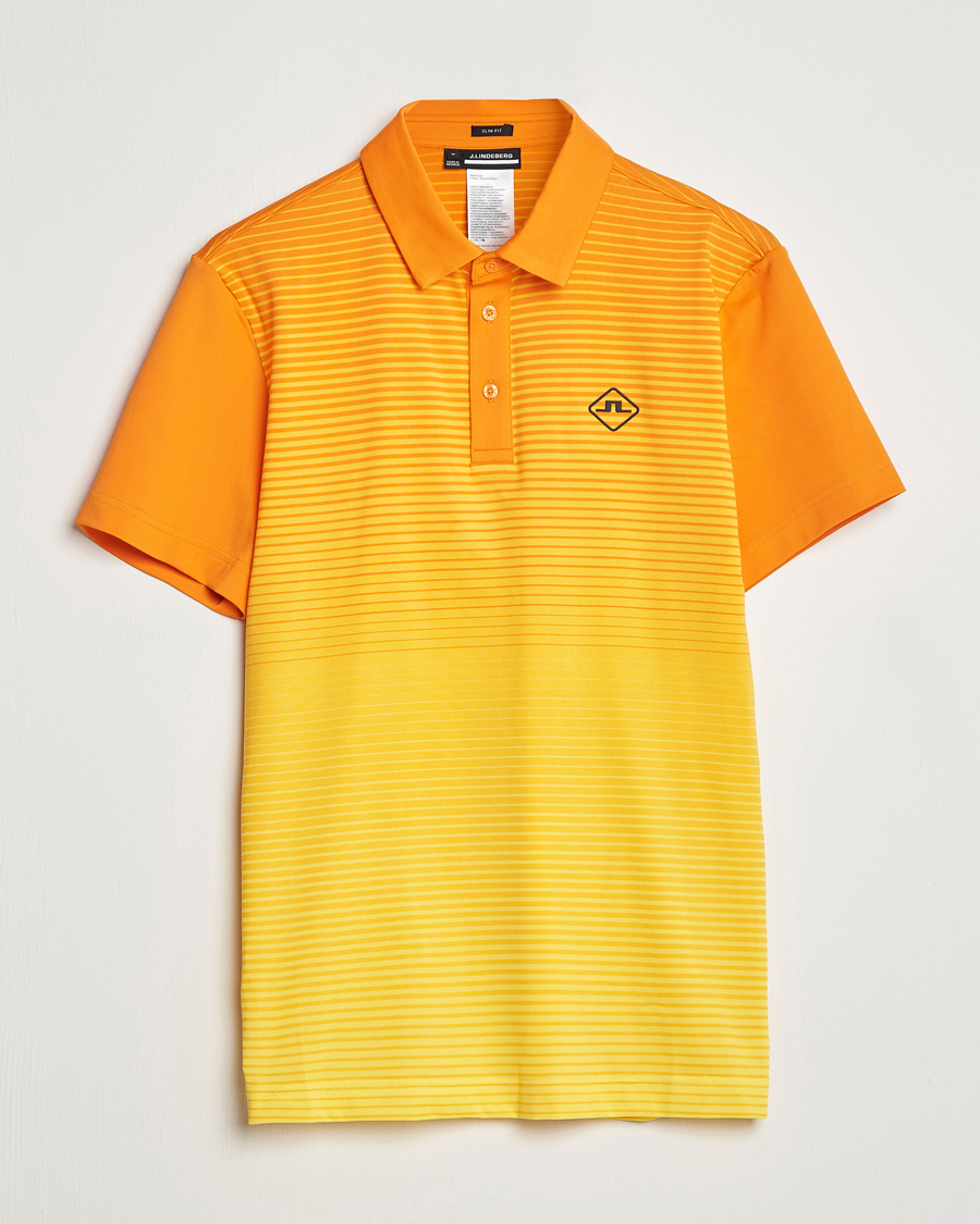 Mies | Pikeet | J.Lindeberg | Lowell Faded Slim Fit Polo Russet Orange