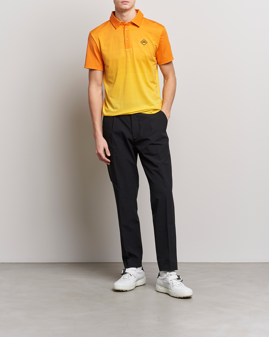 Mies | Pikeet | J.Lindeberg | Lowell Faded Slim Fit Polo Russet Orange