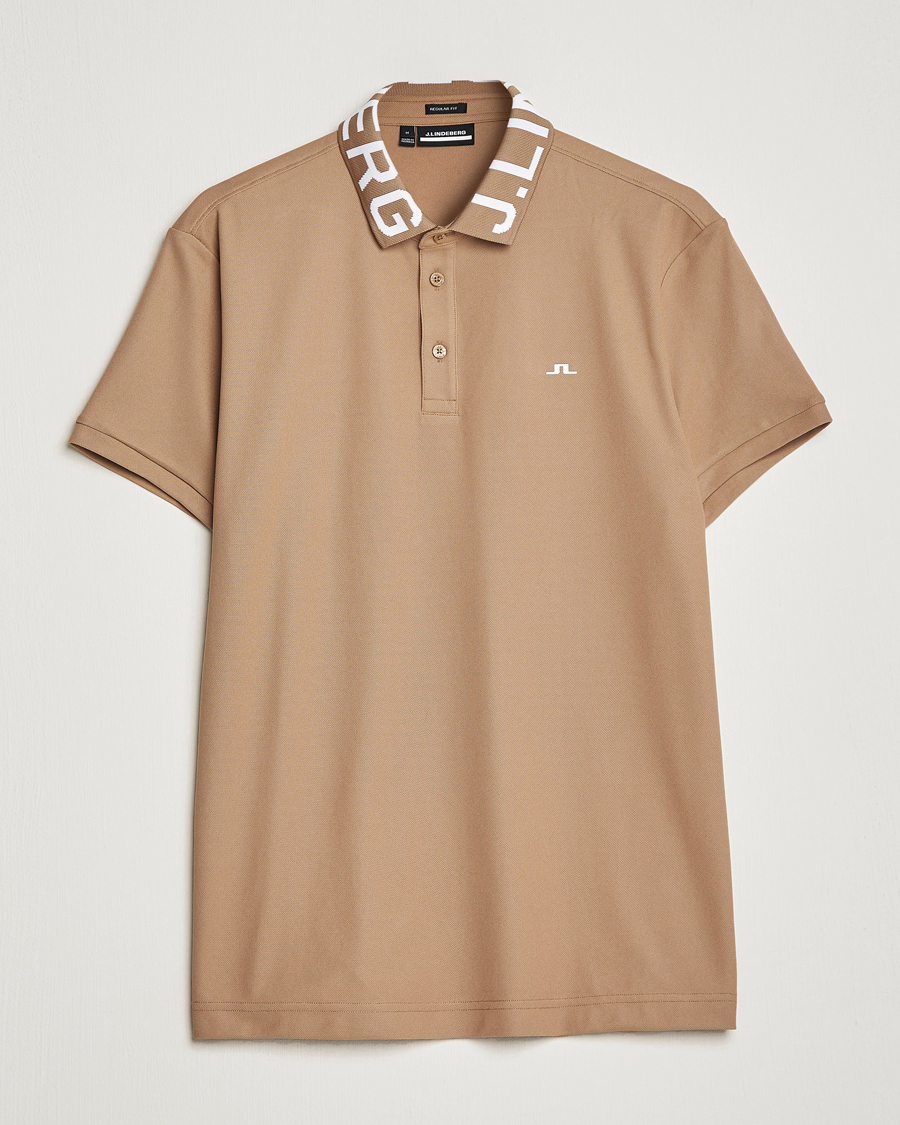 Mies | Pikeet | J.Lindeberg | Gus Regular Polo Tiger Brown