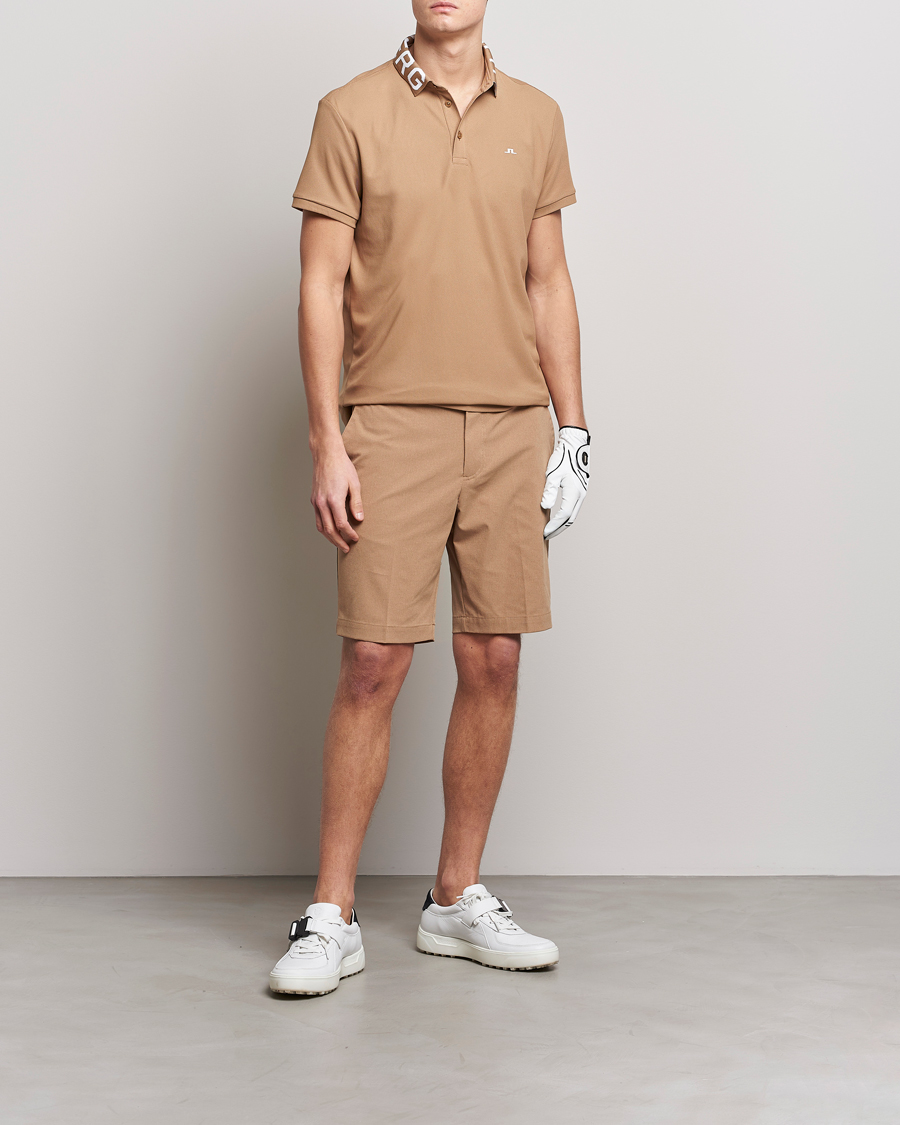 Mies | Pikeet | J.Lindeberg | Gus Regular Polo Tiger Brown