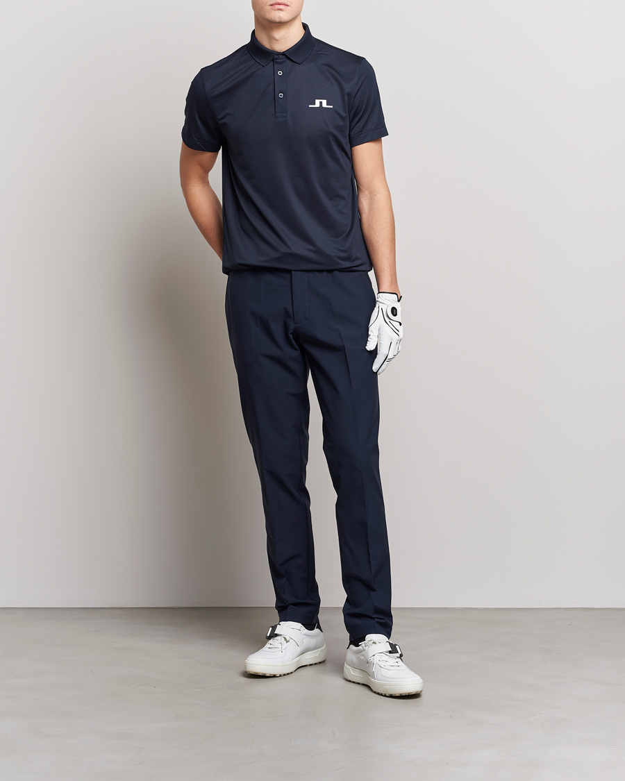 Mies | Pikeet | J.Lindeberg | Bridge Regular Fit Polo Navy