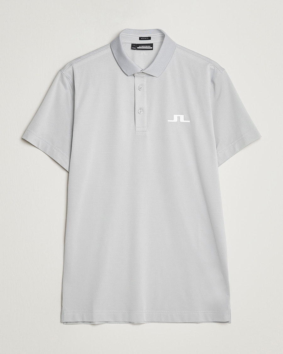 Mies | Pikeet | J.Lindeberg | Bridge Regular Fit Polo High Rise Grey