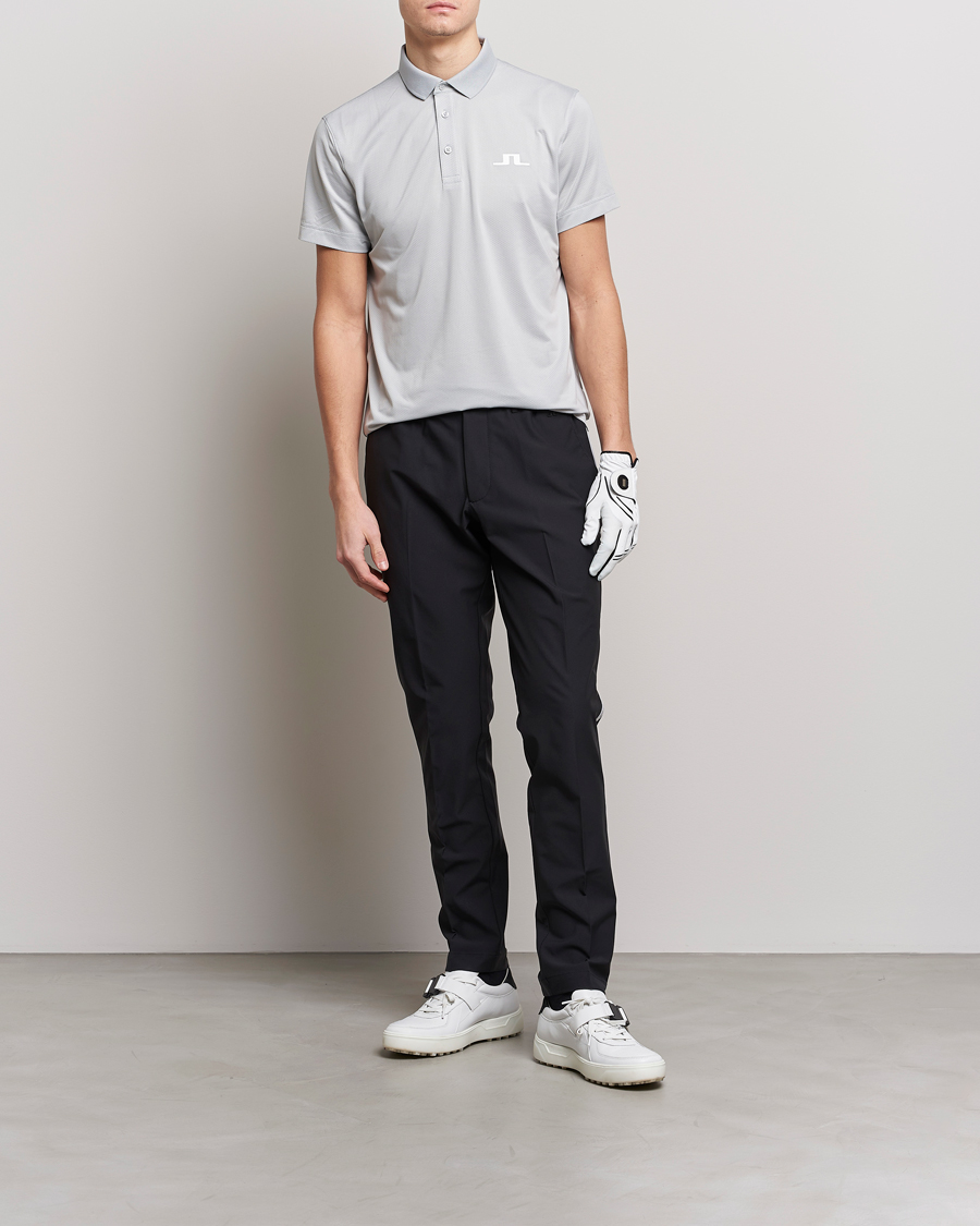Mies | Pikeet | J.Lindeberg | Bridge Regular Fit Polo High Rise Grey