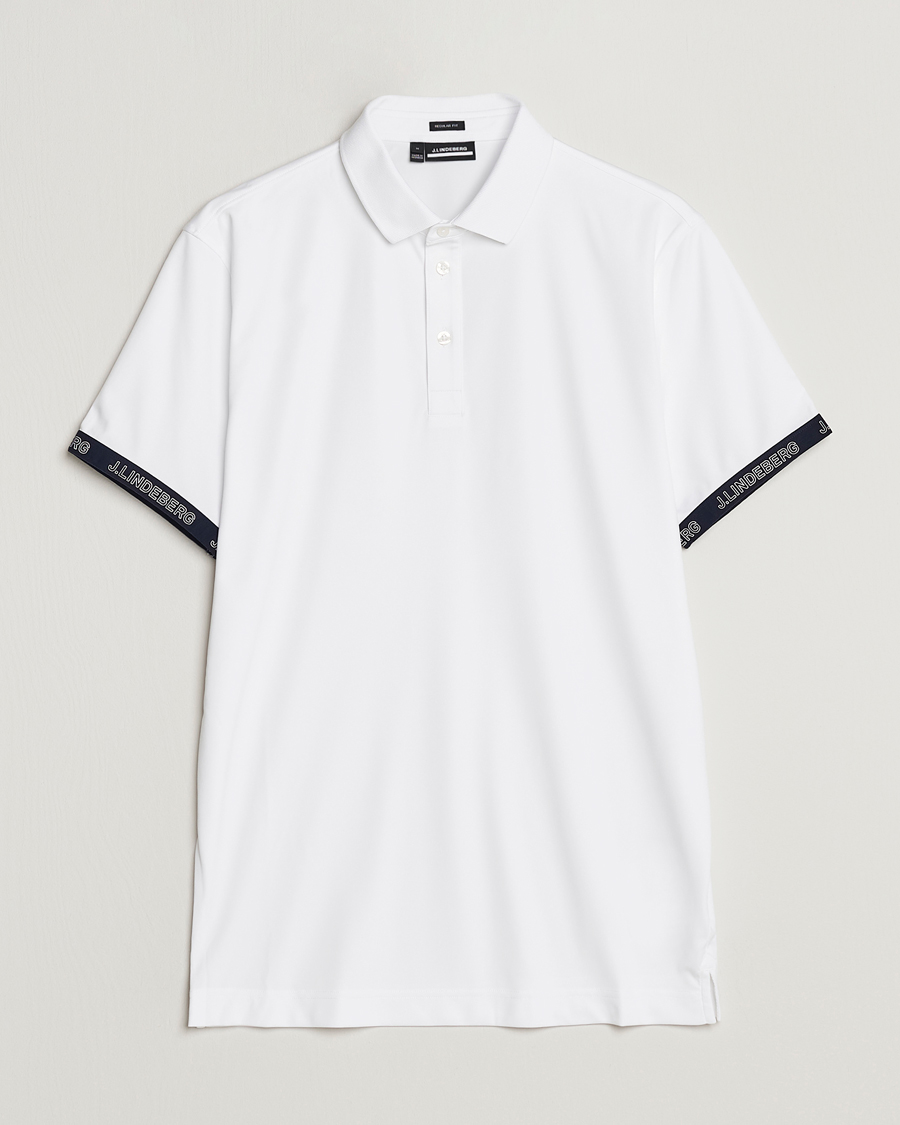 Mies | Pikeet | J.Lindeberg | Guy Regular Fit Polo White