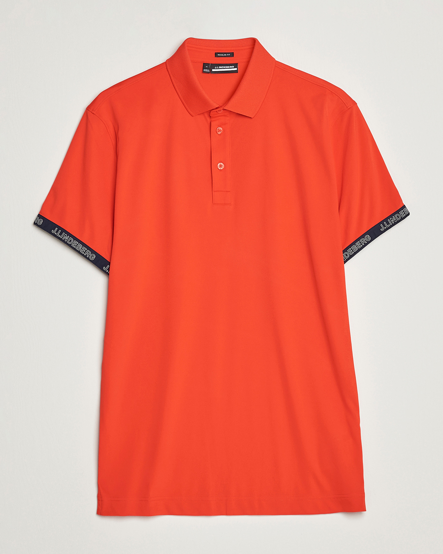 Mies | Pikeet | J.Lindeberg | Guy Regular Fit Polo Fiery Red