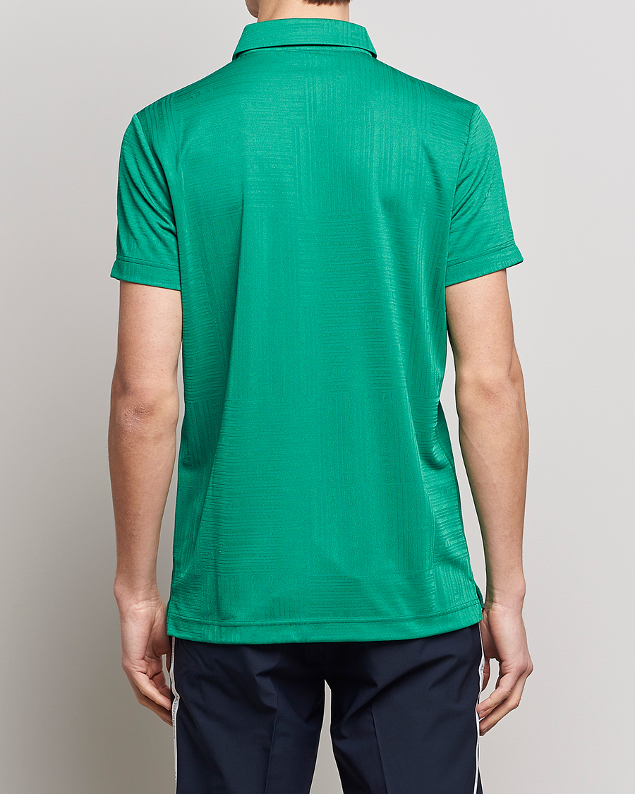 Mies | Pikeet | J.Lindeberg | Alfred Mesh Jacquard Regular Fit Polo Bosphorus