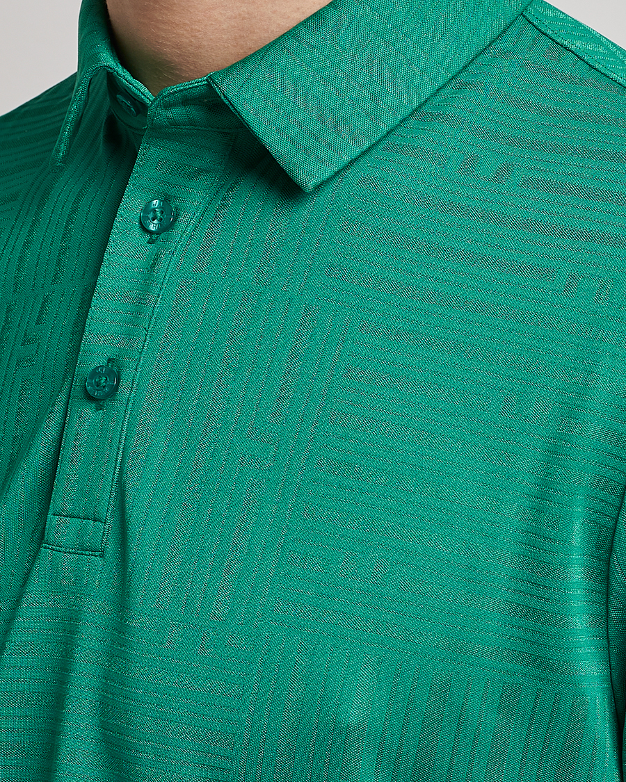 Mies | Pikeet | J.Lindeberg | Alfred Mesh Jacquard Regular Fit Polo Bosphorus