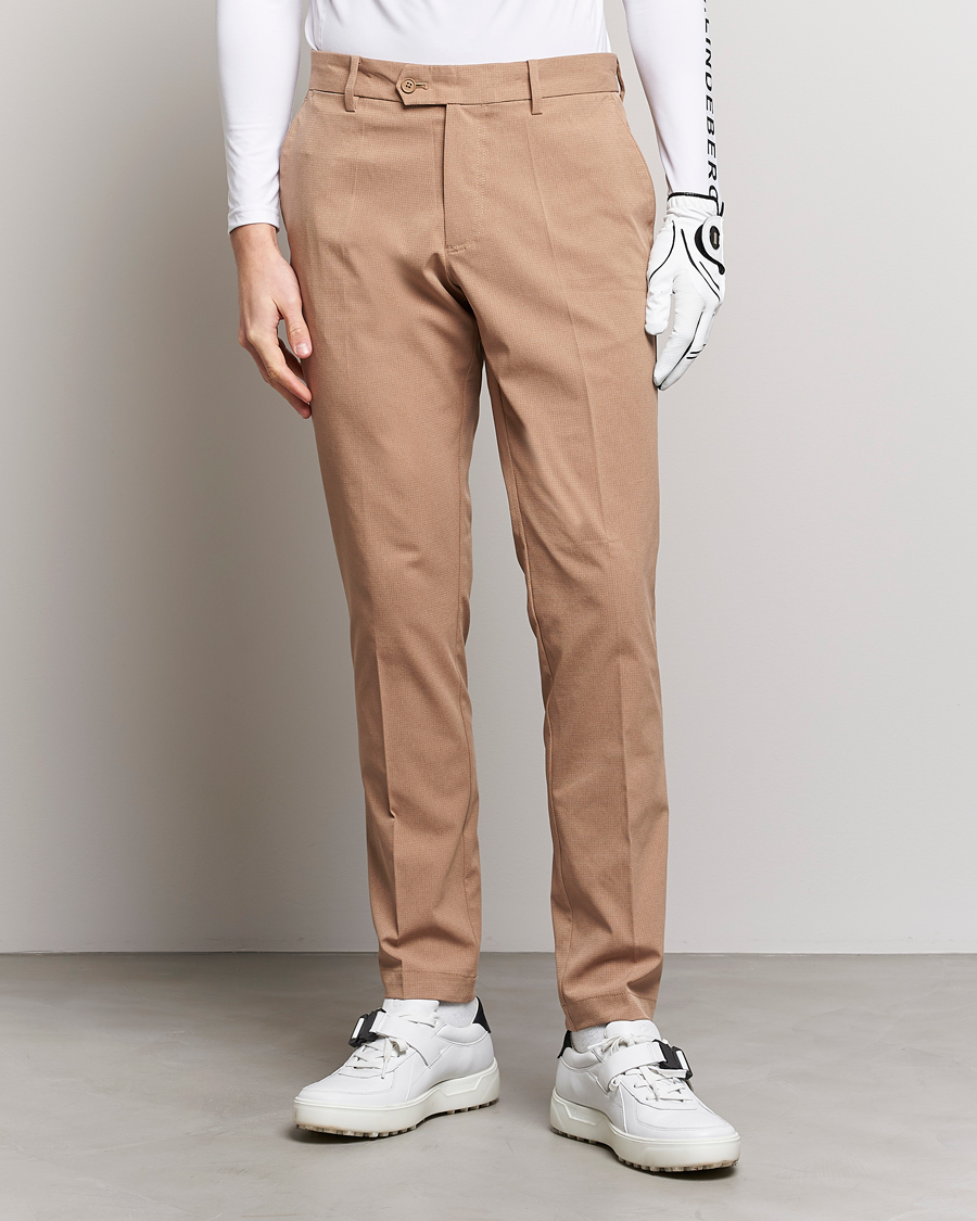 Mies | Housut | J.Lindeberg | Vent Golf Trousers Tiger Brown