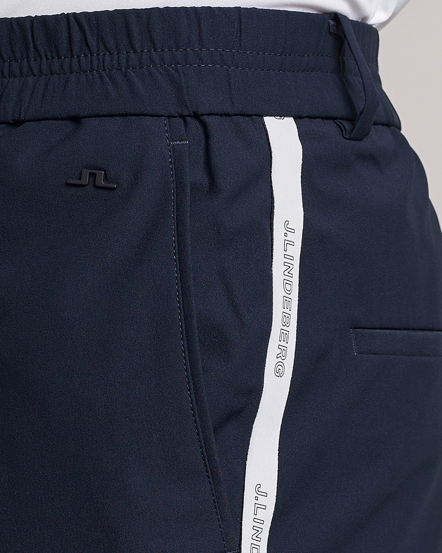Mies | Housut | J.Lindeberg | Stuart Stretch Stripe Golf Trouses Navy