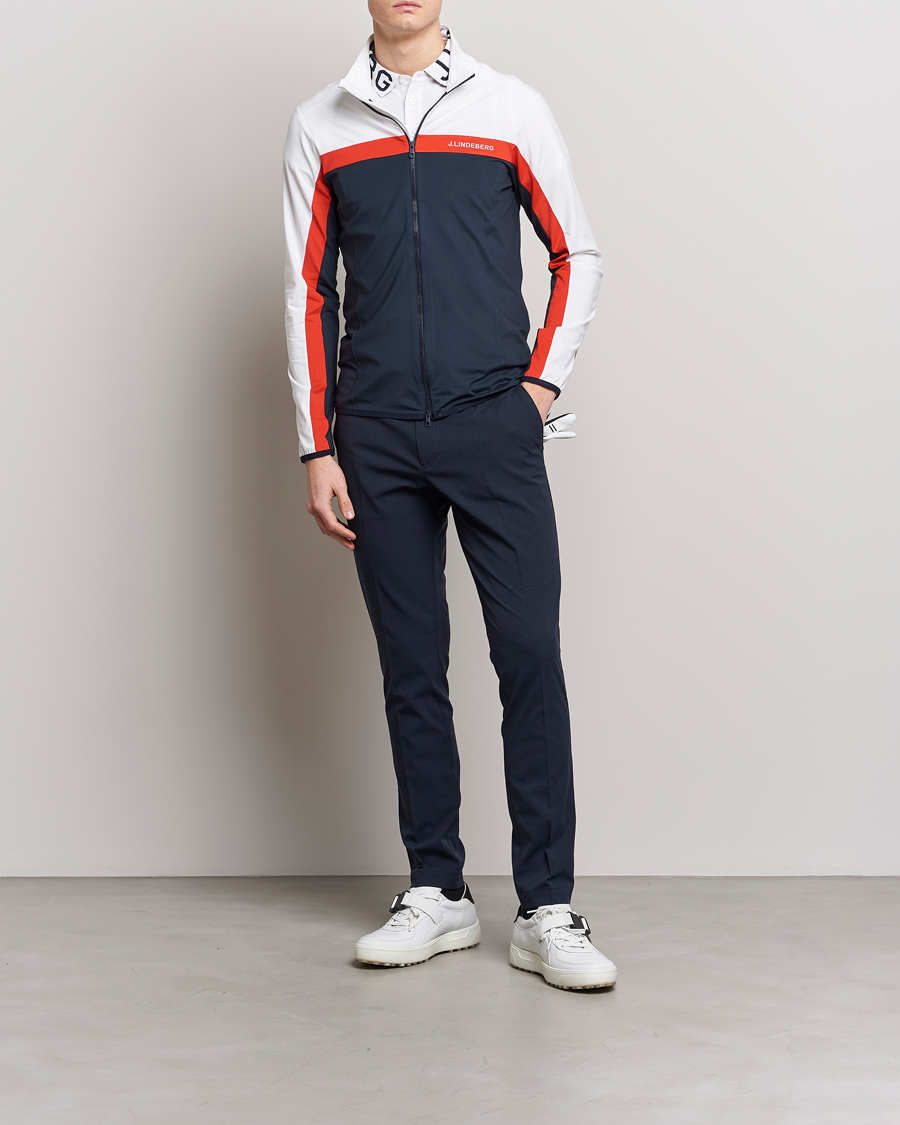Mies | Puserot | J.Lindeberg | Jarvis Mid Layer Full Zip Navy