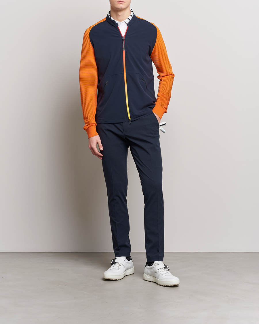 Mies | Takit | J.Lindeberg | Rolf Hybrid Knitted Jacket Navy