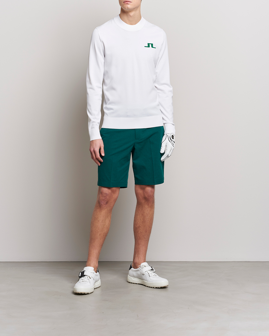 Mies | Puserot | J.Lindeberg | Gus Knitted Sweater White