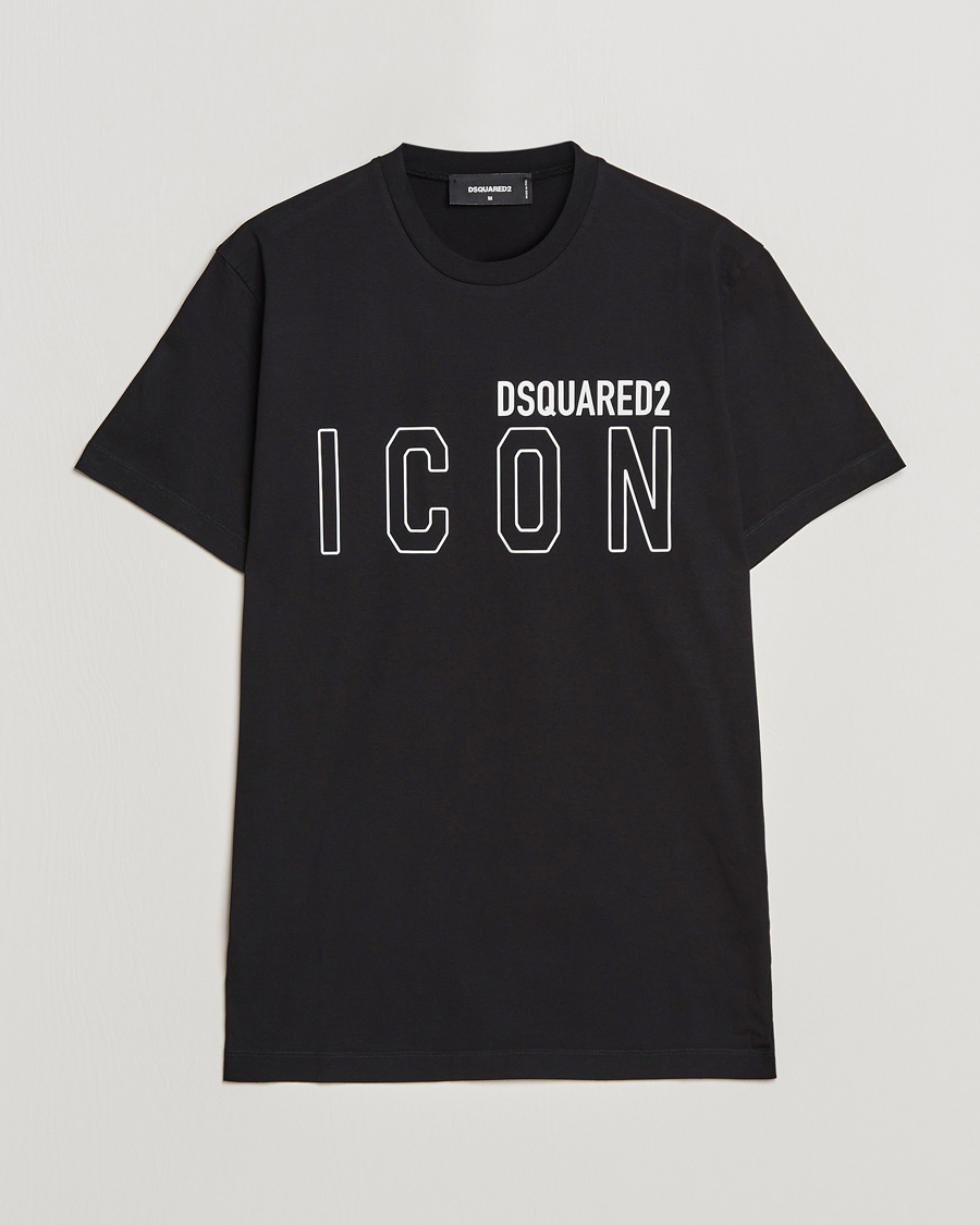 Mies | T-paidat | Dsquared2 | Icon Transparent Logo Tee Black