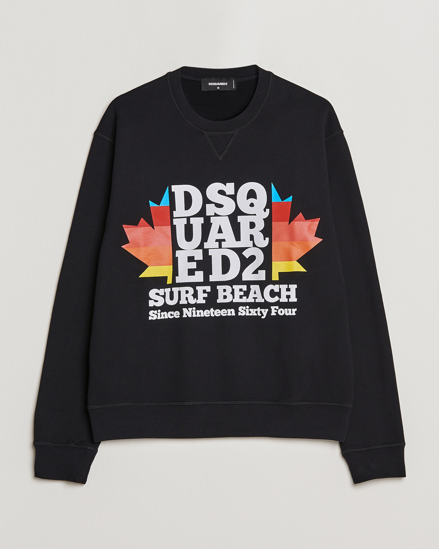 Mies | Puserot | Dsquared2 | Surf Beach Sweatshirt Black