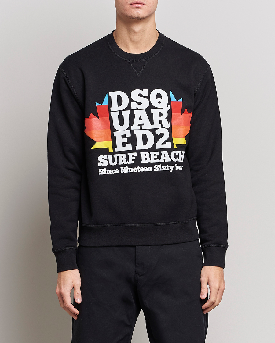 Mies | Dsquared2 | Dsquared2 | Surf Beach Sweatshirt Black