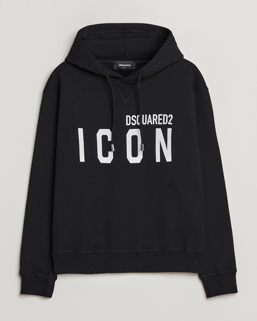 Mies | Puserot | Dsquared2 | Icon Logo Hoodie Black
