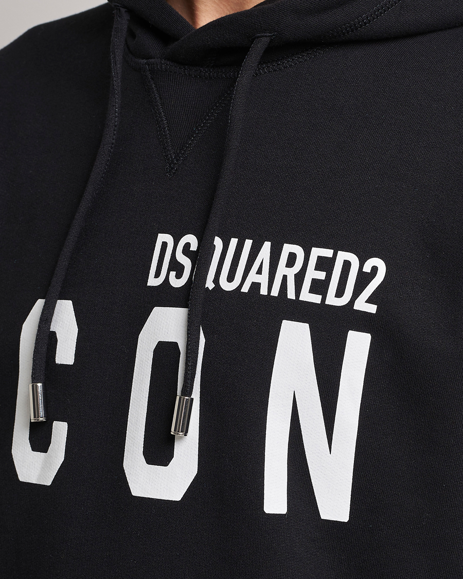 Mies | Puserot | Dsquared2 | Icon Logo Hoodie Black