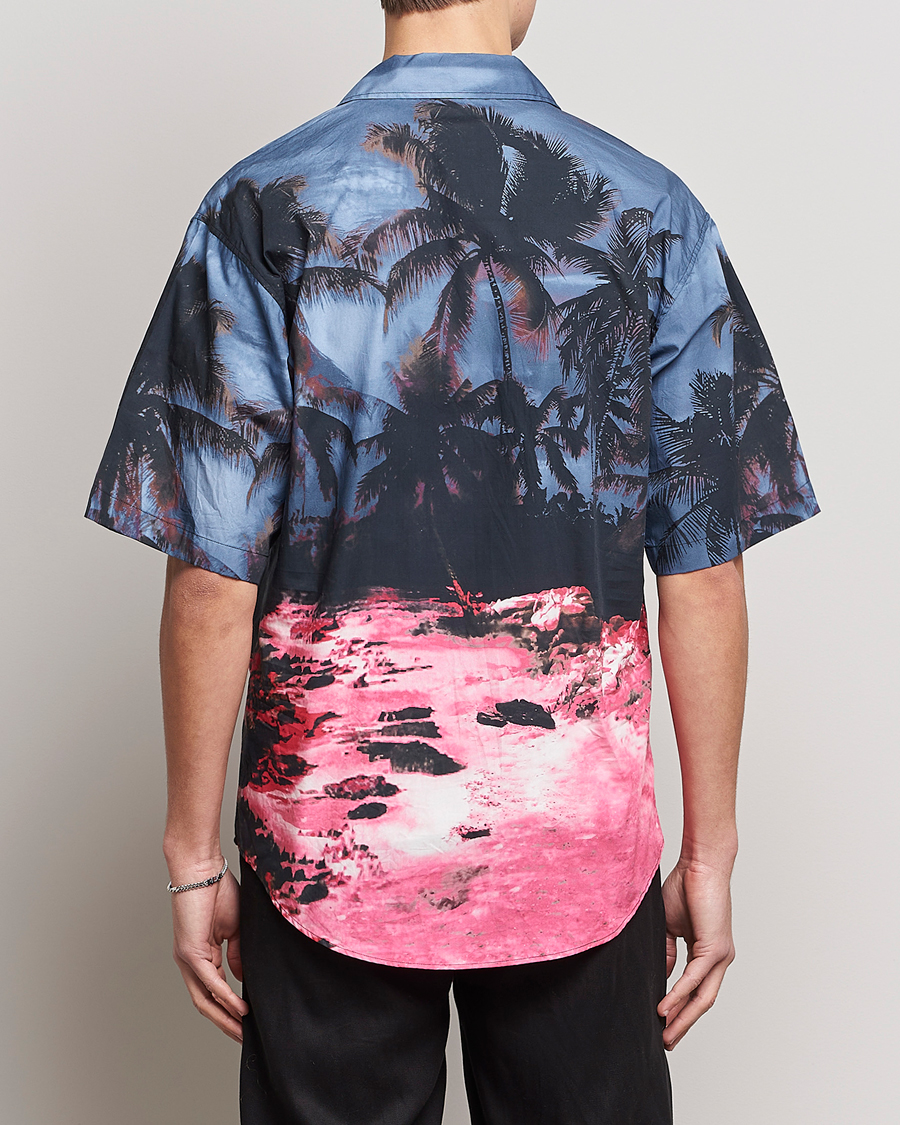Mies | Kauluspaidat | Dsquared2 | Palm Tree Bowling Shirt Purple