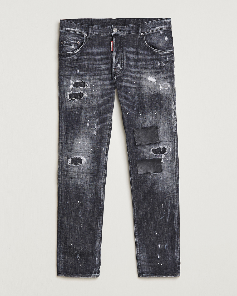 Mies | Farkut | Dsquared2 | Skater Jeans Medium Black Wash