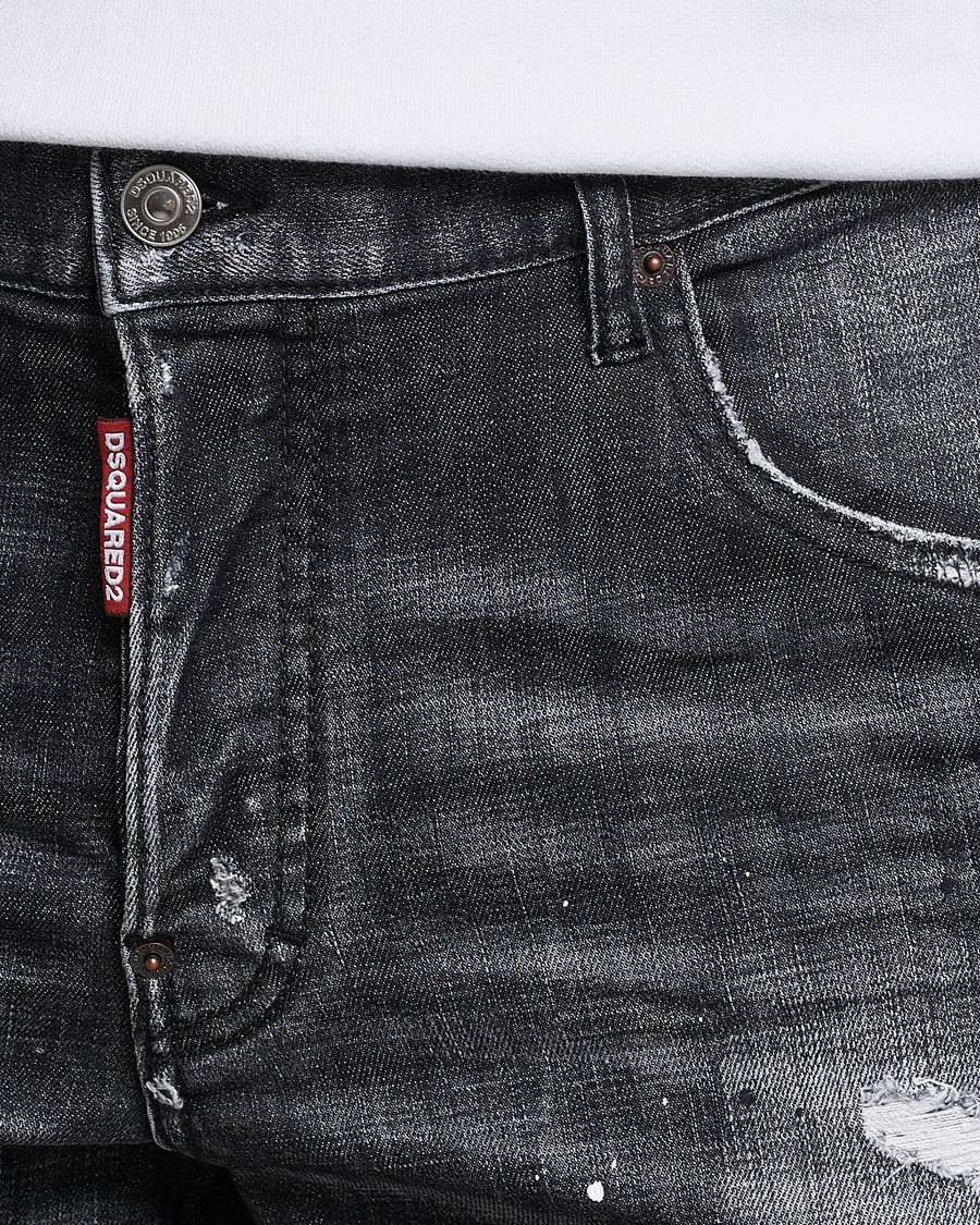 Mies | Farkut | Dsquared2 | Skater Jeans Medium Black Wash