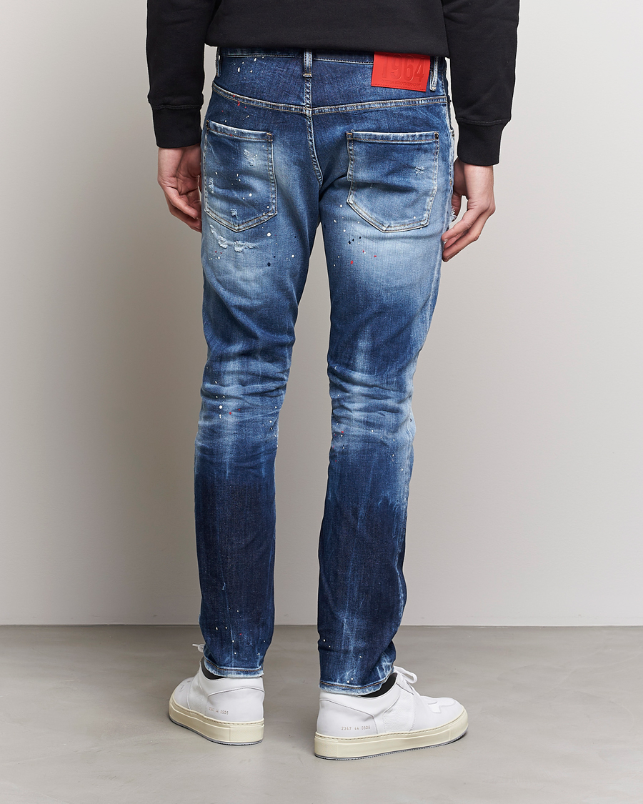 Mies | Farkut | Dsquared2 | Skater Jeans Deep Blue Wash