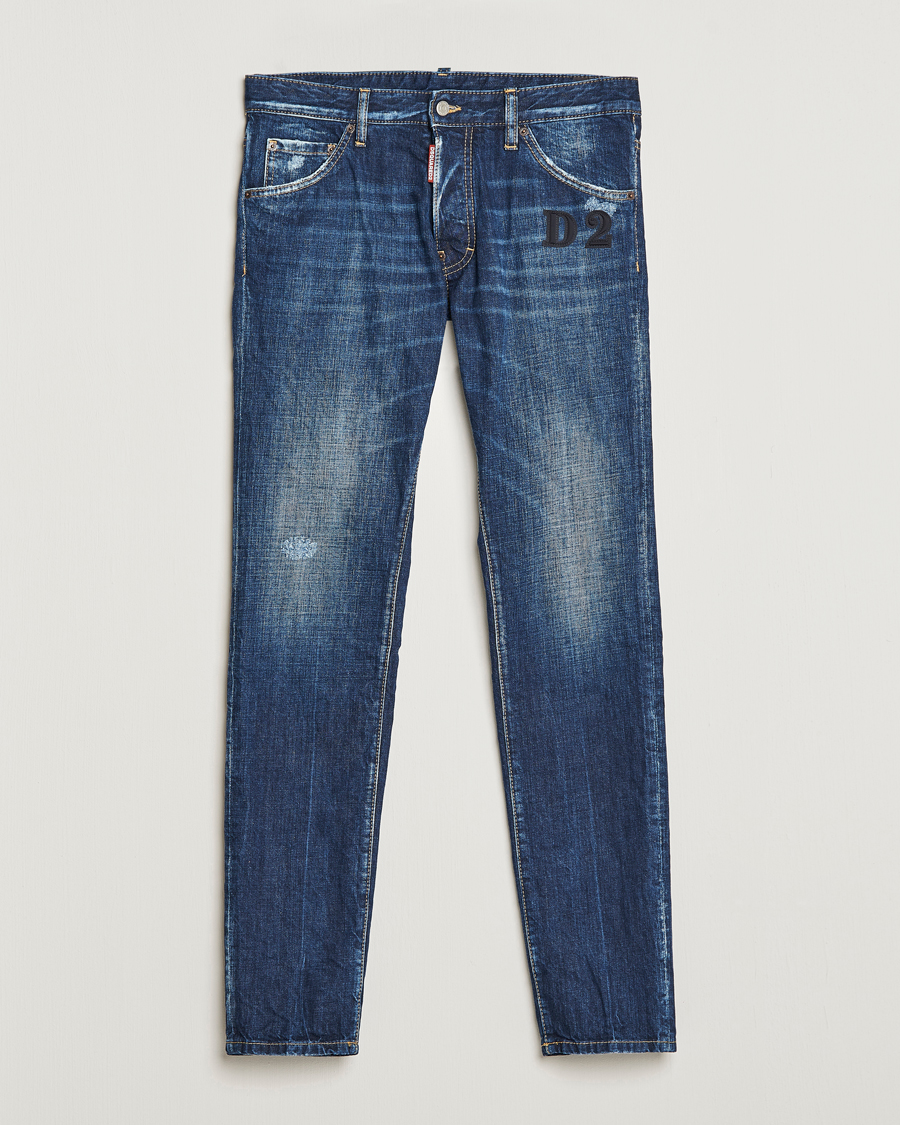 Mies | Farkut | Dsquared2 | Skater Jeans Dark Blue Wash