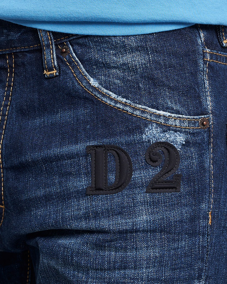 Mies | Farkut | Dsquared2 | Skater Jeans Dark Blue Wash