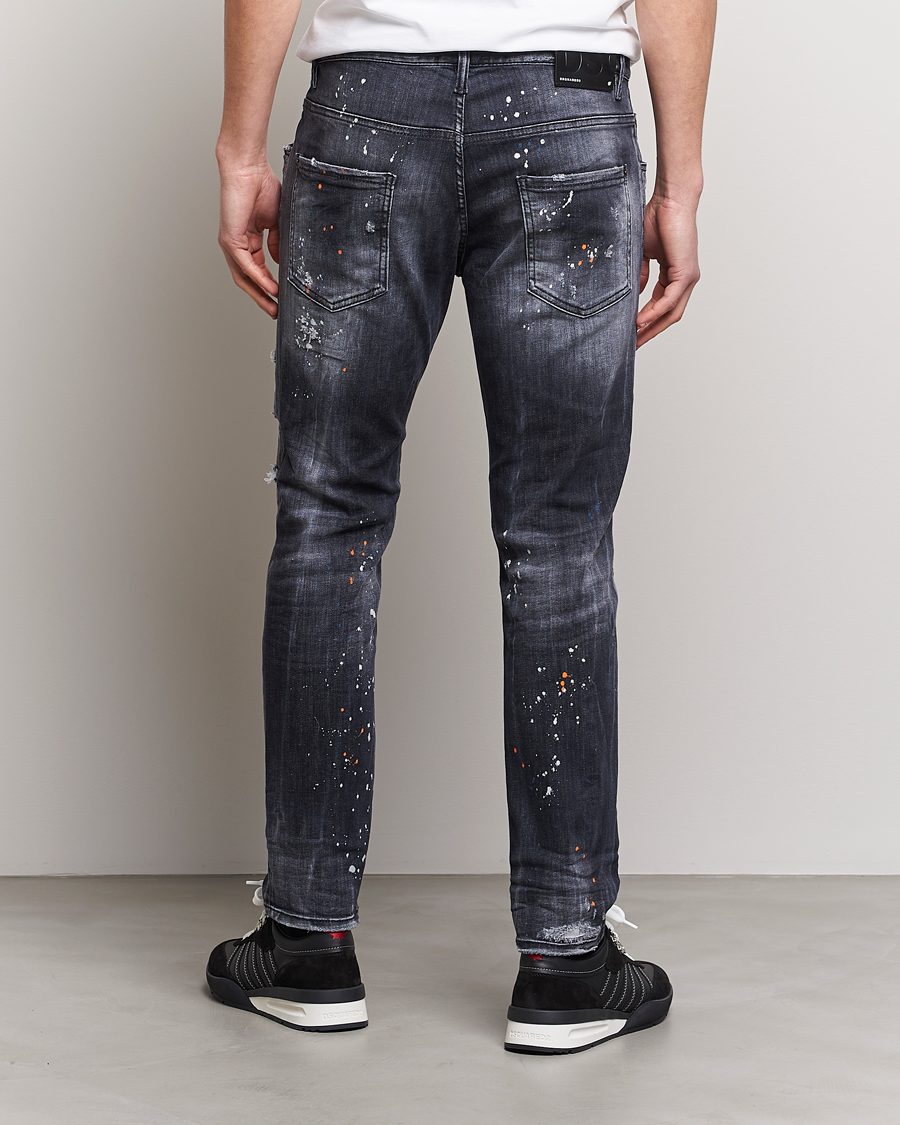 Mies | Farkut | Dsquared2 | Skater Jeans Black Wash