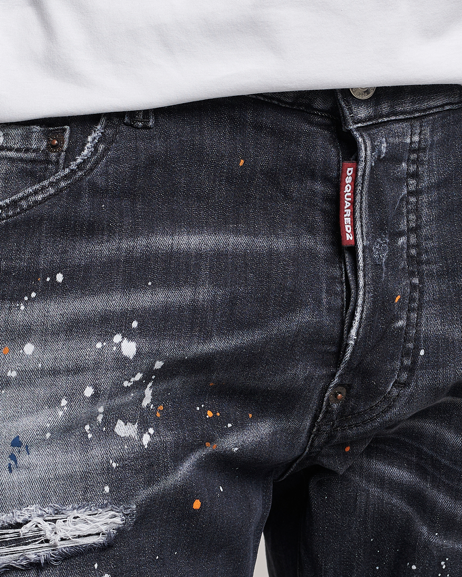 Mies | Farkut | Dsquared2 | Skater Jeans Black Wash