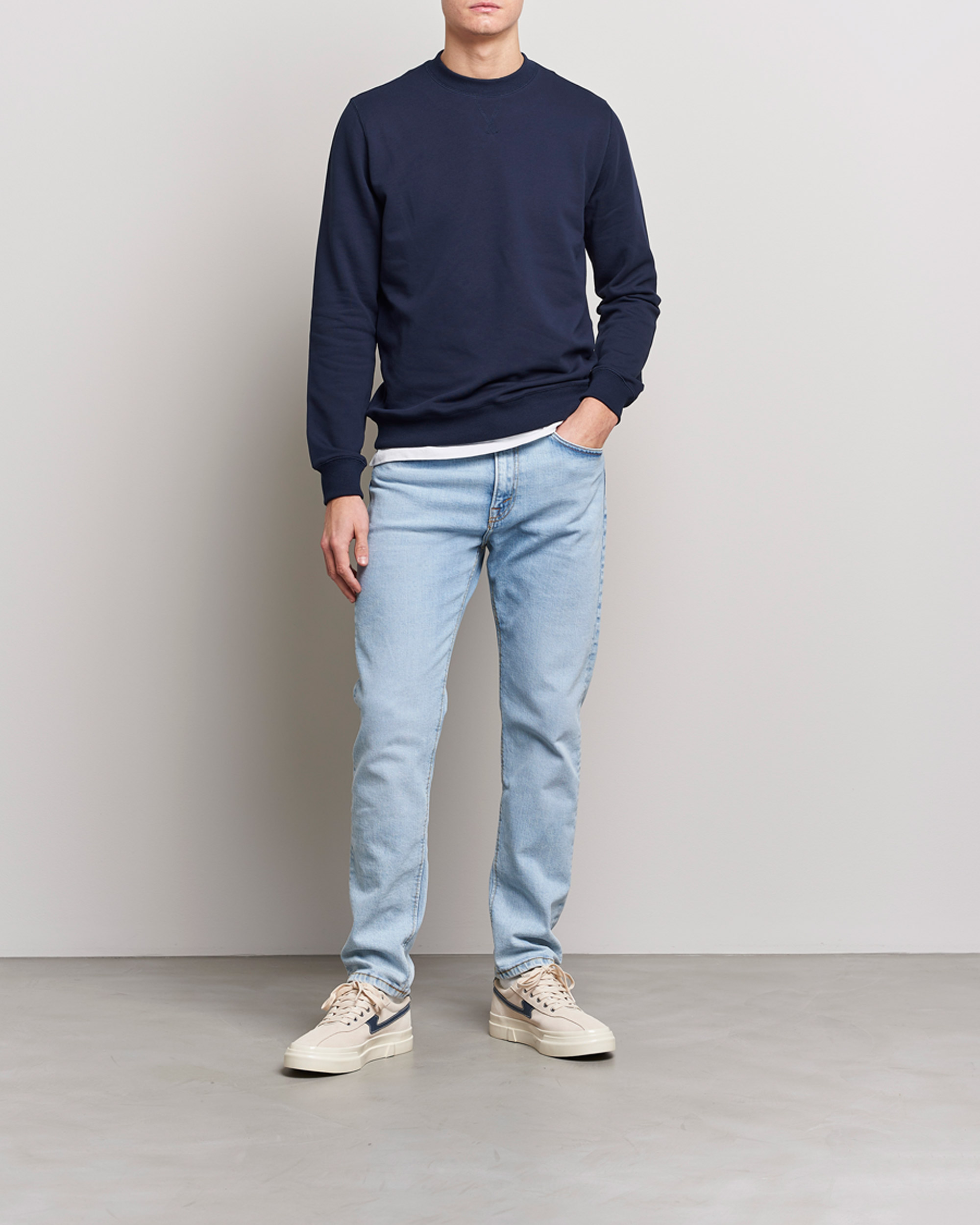Mies | Farkut | Jeanerica | TM005 Tapered Jeans Moda Blue