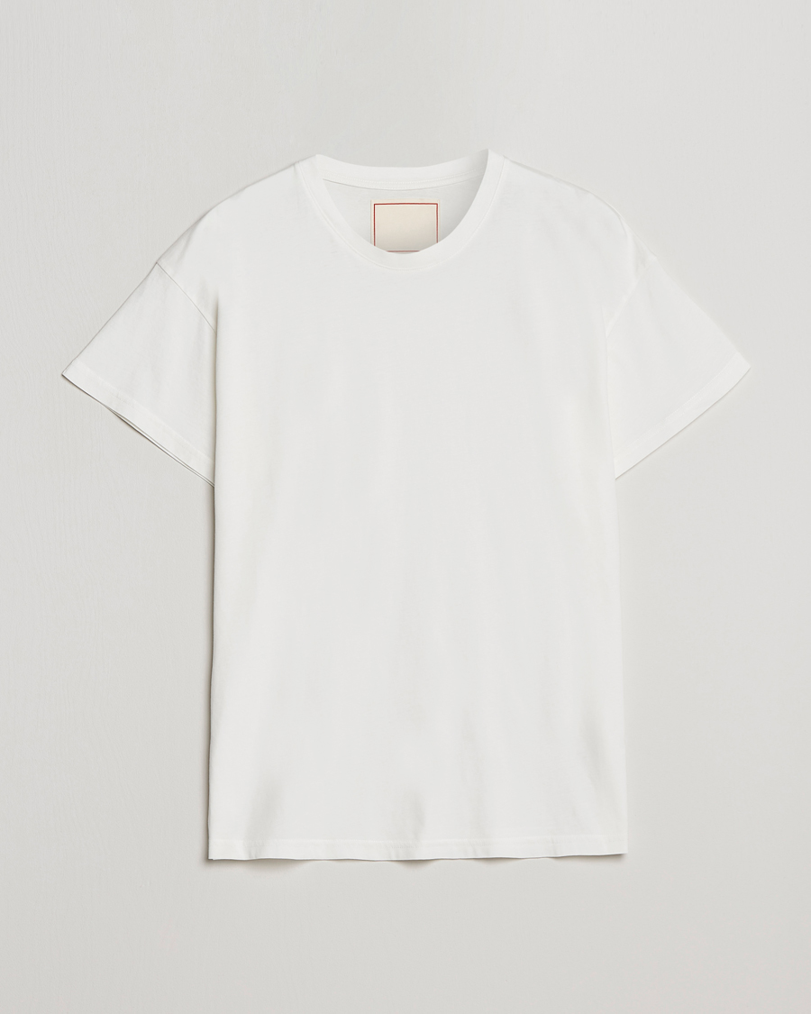Mies | Valkoiset t-paidat | Jeanerica | Marcel Crew Neck T-Shirt White