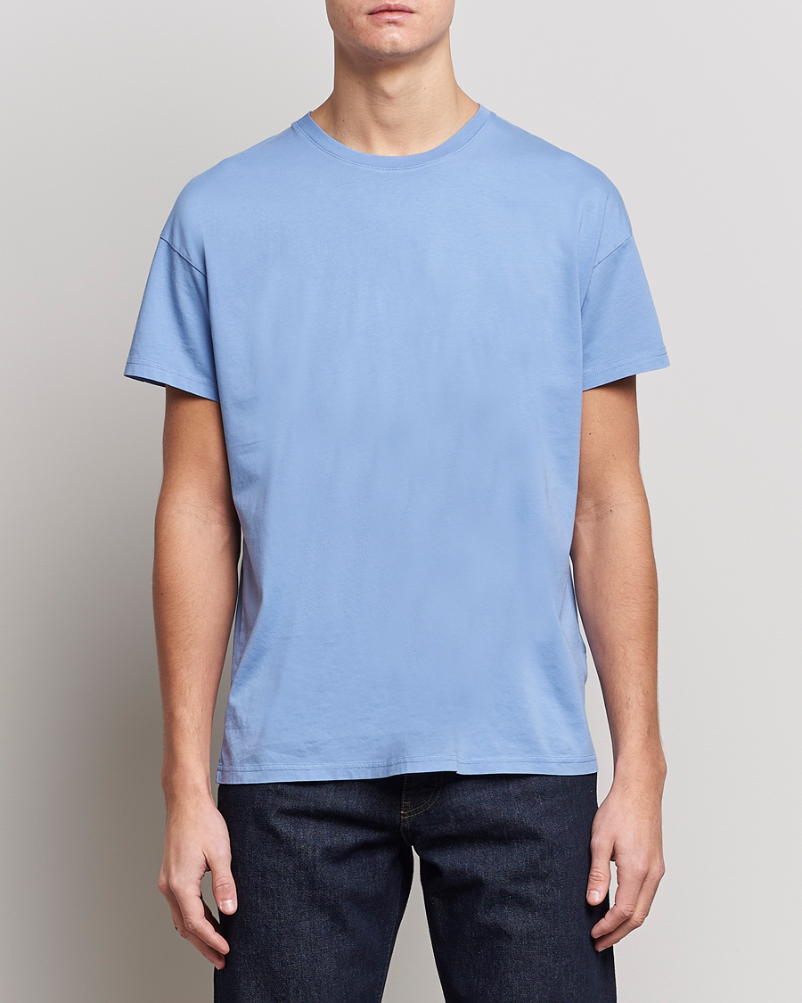 Mies | Jeanerica | Jeanerica | Marcel Crew Neck T-Shirt Sky Blue