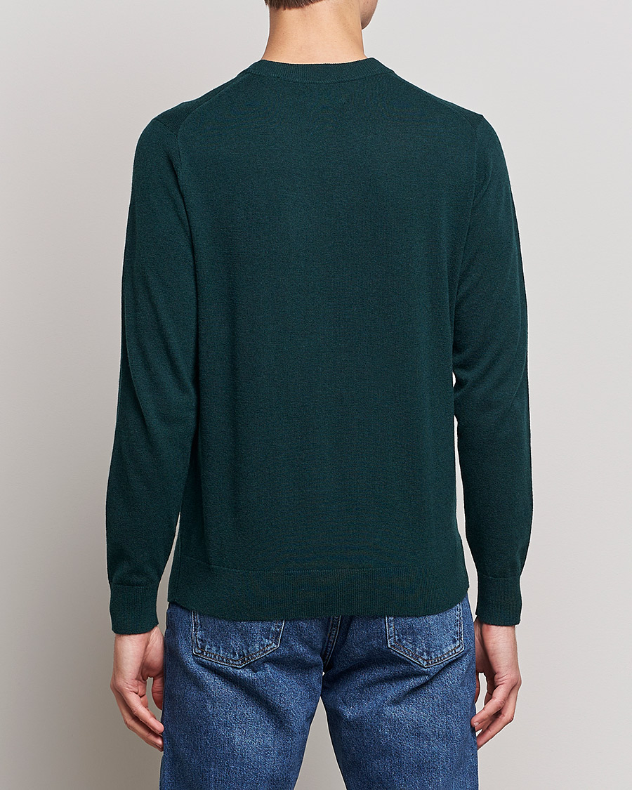 Mies | Puserot | GANT | Banner Shield Lambswool Crew Neck Ratran Green