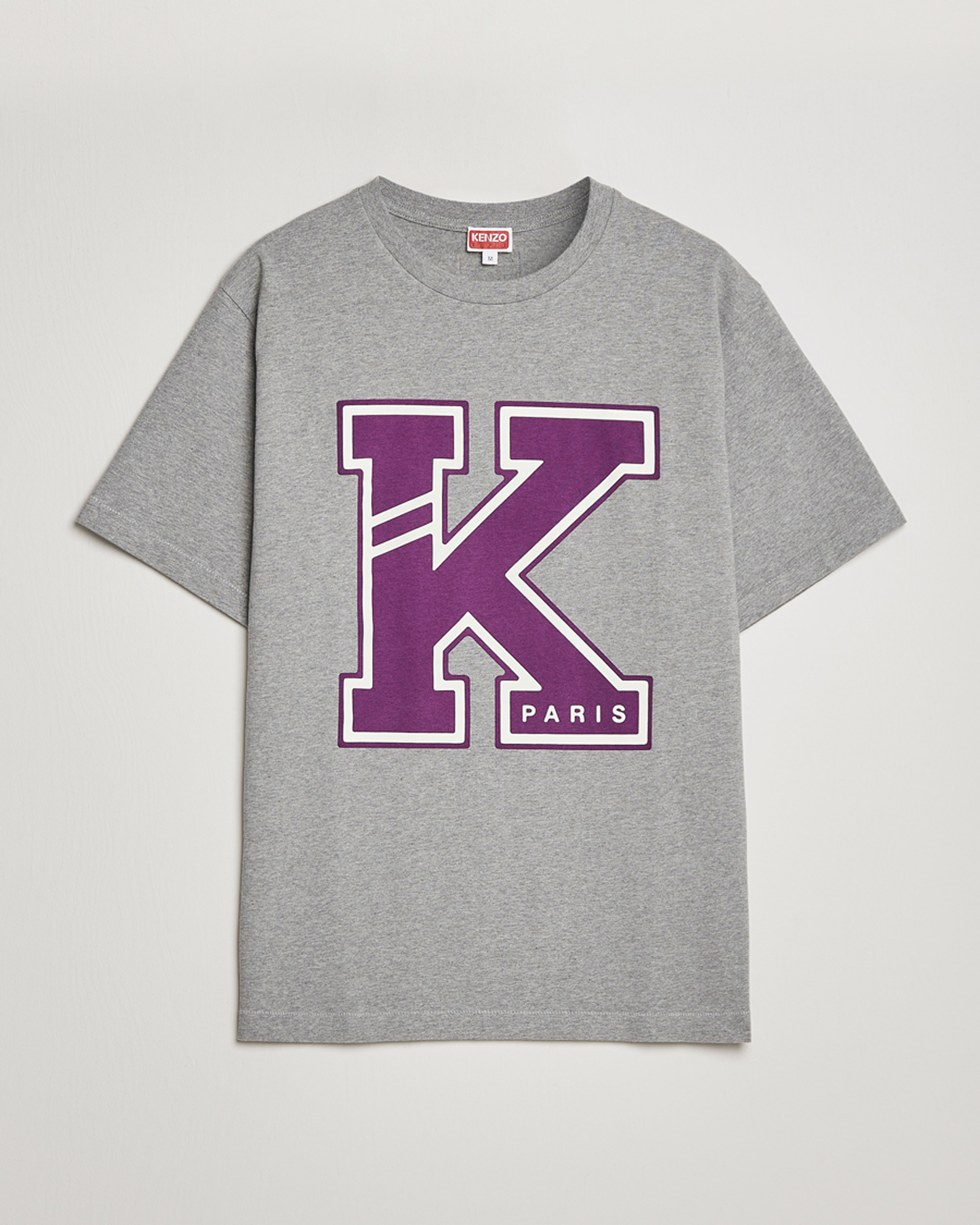 Mies | T-paidat | KENZO | College Classic T-Shirt Pearl Grey