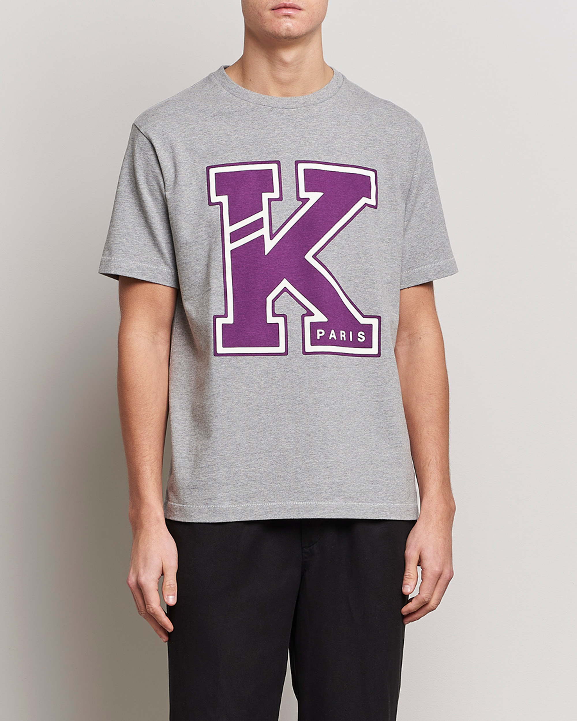 Mies |  | KENZO | College Classic T-Shirt Pearl Grey