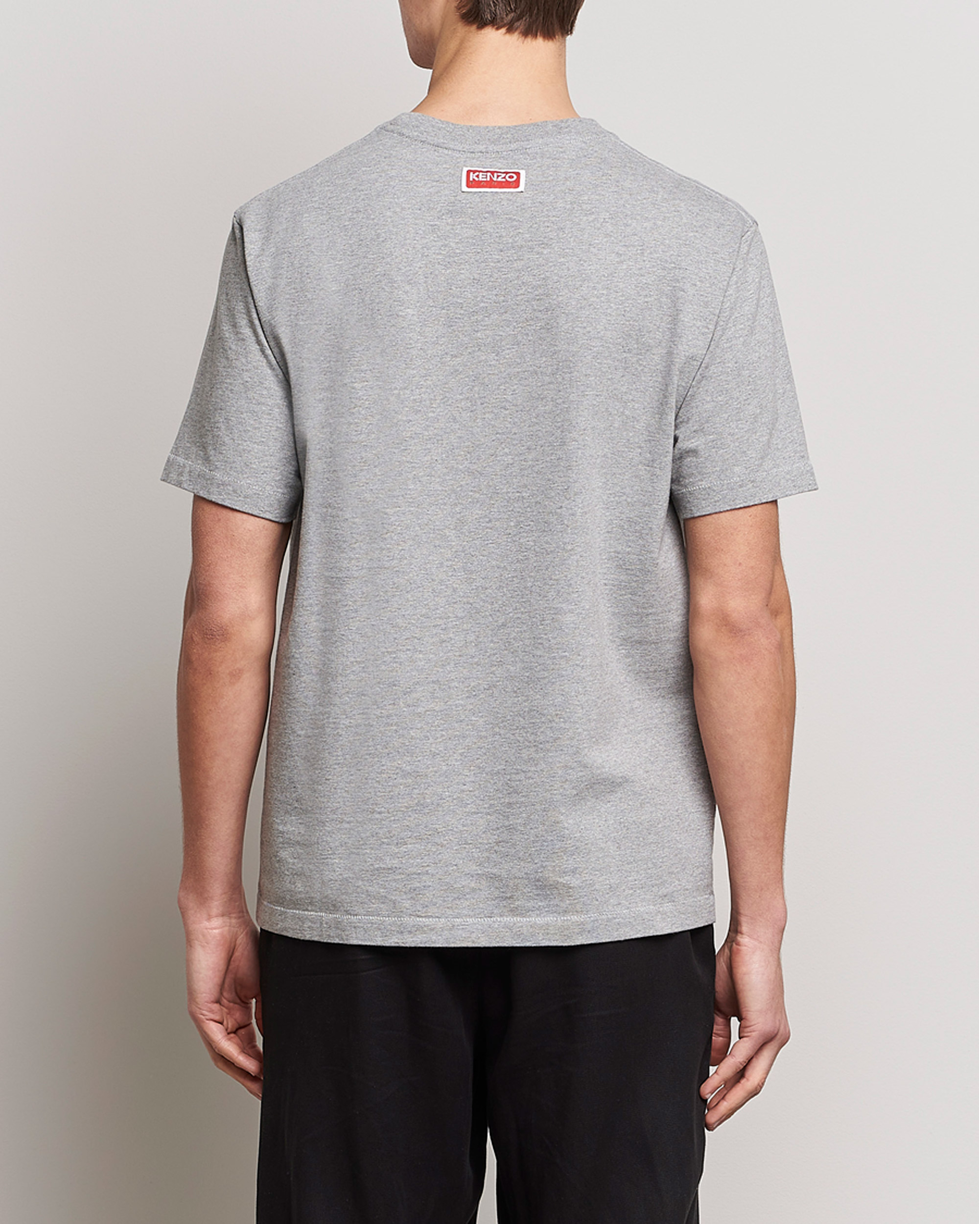 Mies | T-paidat | KENZO | College Classic T-Shirt Pearl Grey