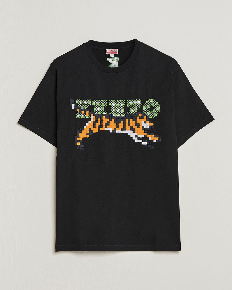 Mies | T-paidat | KENZO | Pixel Oversize T-Shirt Black