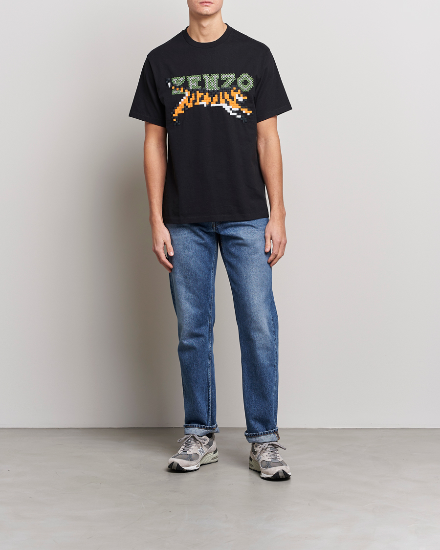 Mies | T-paidat | KENZO | Pixel Oversize T-Shirt Black