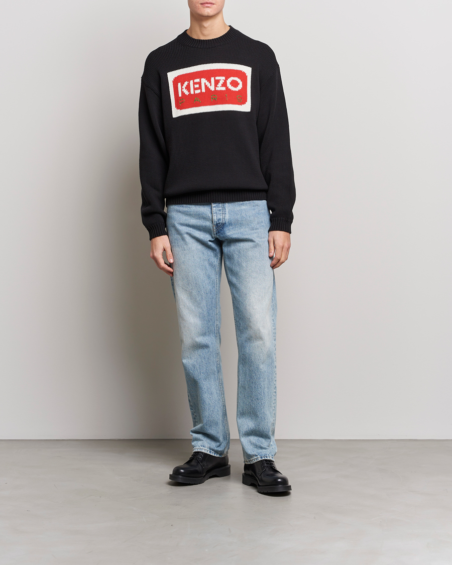 Mies | Puserot | KENZO | Paris Logo Jumper Black