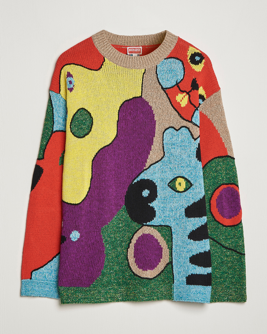 Mies | Puserot | KENZO | Knitted Jumper Purple