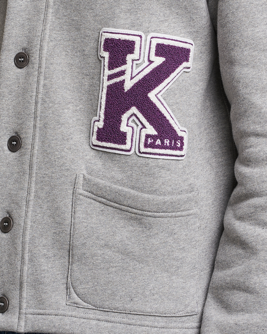 Mies | Puserot | KENZO | College Varsity Cardigan Pearl Grey